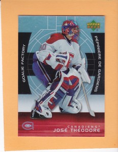 JOSE THEODORE 2005-06 MCDONALDS UPPER DECK GOALIE FACTORY #GF9 CANADIENS NM-MT