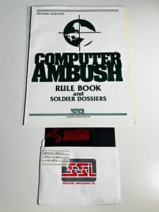 Computer Ambush Atari 400 800 5 1/4" Diskettenspiel Selten Vintage Gaming - Bild 1 von 4
