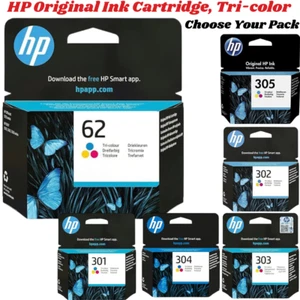 HP Original Tintenpatrone, dreifarbig kompatibel mit HP DeskJet Tintenstrahldruckern - Bild 1 von 57