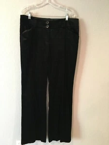 PER SE ~ Carlisle Black Windowpane Velour Occasion Pants - 12 - NWT $149 - Picture 1 of 4