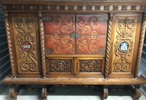 Spanish,Portuguese Cabinet Buffet Sideboard - Picture 1 of 20