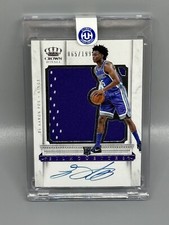 De’Aaron Fox 2017-18 Crown Royale Rookie Silhouette RC #/199 Sacramento Kings