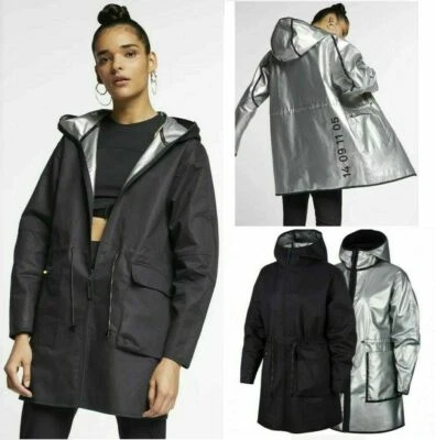 Nike Sportswear Tech Pack Woven Jacket Women's Sizes Oil Grey AR2843 080 NEW - Image 1 of 4