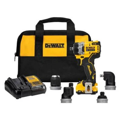 DeWALT DCD703F1 12V XTREME 5 en 1 Kit de taladro/destornillador inalámbrico de múltiples cabezales sin escobillas Foto 1 de 4