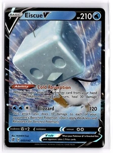 Pokemon TCG Eiscue V 055/192 Swsh02: Rebel Clash Ultra Rare - Picture 1 of 1