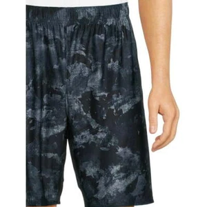 Athletic Works Men's DriWorks Black & Gray Camo Knit Jersey Shorts MANY SIZES - Picture 1 of 5