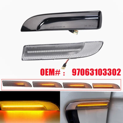 LED Dynamic Side Marker Light For Porsche Panamera 970 2009-2013 2014 2015 2016 - Image 1 of 4