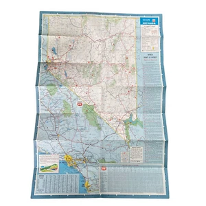 Vintage Road Map Nevada Phillips 66 1966 Points Of Interest Scenic Routes - Picture 1 of 9