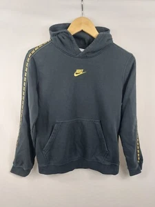 Nike Womens Washed Black Hoodie W/ Yellow Logo Size L (137-53) - Picture 1 of 4