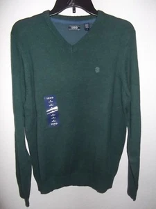 IZOD - HOMBRE - SUÉTER - JUNE BUG - TALLA MEDIANA (NEGRO-88-15) - Imagen 1 de 3