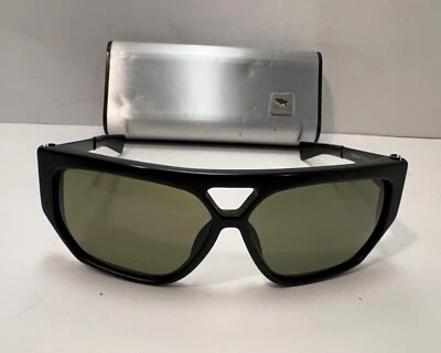 Gafas de sol vintage Serengeti serie WILDEBEEST con estuche negras Foto 1 de 4