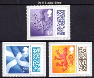 GB 2022 SCOTLAND REGIONAL ISSUES BARCODED MACHIN Unmounted Mint