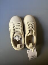 zara Leather sneakers toddler boy shoes Off White Size 9(6.1 Inches)