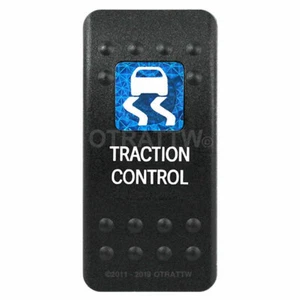 OTRATTW Carling Tech Contura II Rocker Switch, TRACTION CONTROL, BLUE LENS - Picture 1 of 6