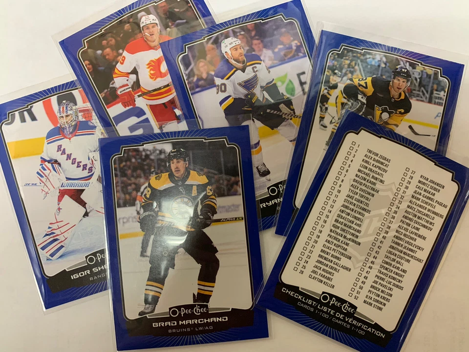 2022-23 O-Pee-Chee Hockey Blue #1-250 U Pick - Image 1 of 1