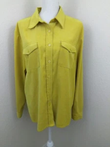 NY & CO Damen Gr. XL gelb Knopfleiste Shirt Bluse Oberteil Langarm  - Bild 1 von 8