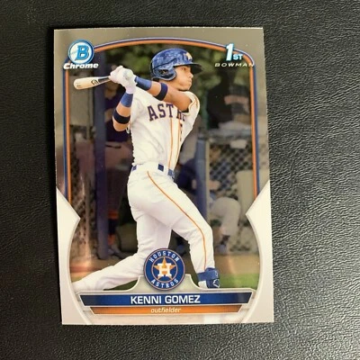 2023 Bowman Chrome Kenni Gomez 1st Houston Astros  - Image 1 of 2
