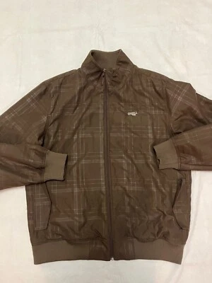 Chaqueta De Colección Y2K O’Neill Marrón A Cuadros Cremallera Completa Forrada Exterior Patín Para Hombres XL ¡USADA EN EXCELENTE ESTADO! Foto 1 de 4