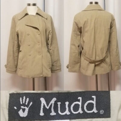 Blazer Chaqueta Abrigo Guisante Mediano Vintage Mudd Y2K Años 90 Estilo Lizzy Mcguire Foto 1 de 4