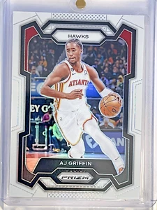 2023-24 Prizm AJ Griffin White Prizm /175 Hawks - Bild 1 von 2