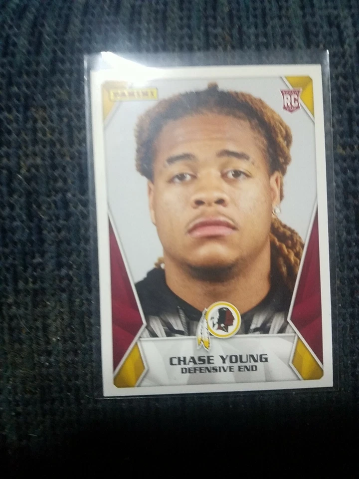 Chase Young Panini Sticker Collection Base Rc - Image 1 of 1