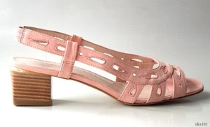 Nuevas sandalias zapatos MARC JACOBS rubor desnudo nabuck cuero recortado honda 9,5 - Imagen 1 de 3