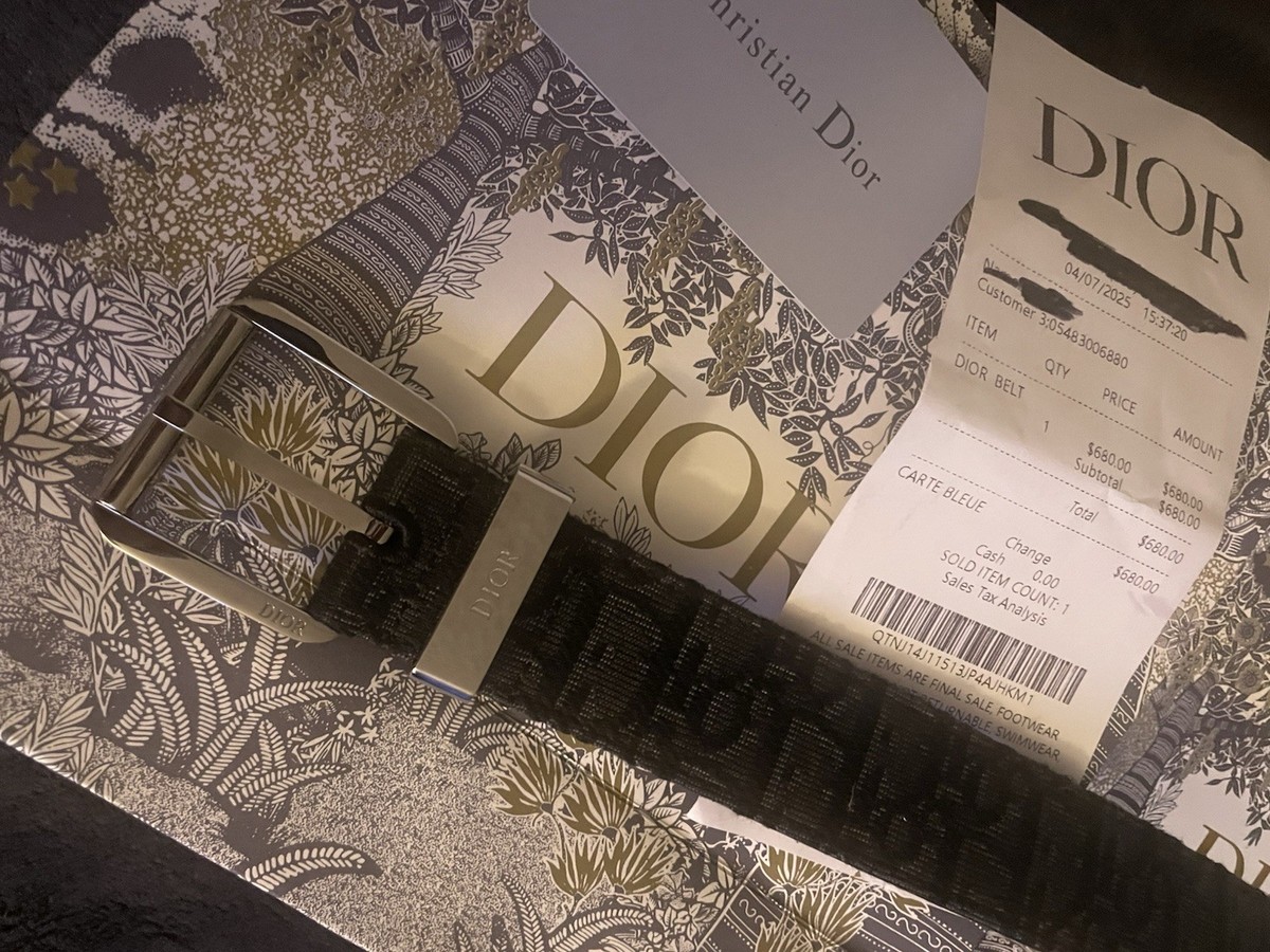 Dior|BELTS (B0481CBJM 900) christian dior belt products for sale | eBay