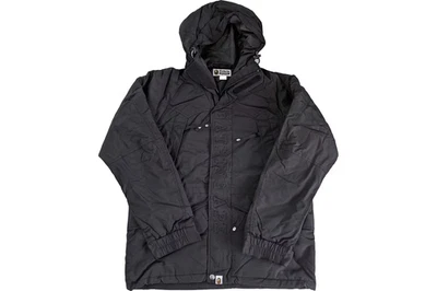 A BATHING APE BAPE New Year Premium Down Jacket Black Hooded Puffer New Size M - Image 1 of 4