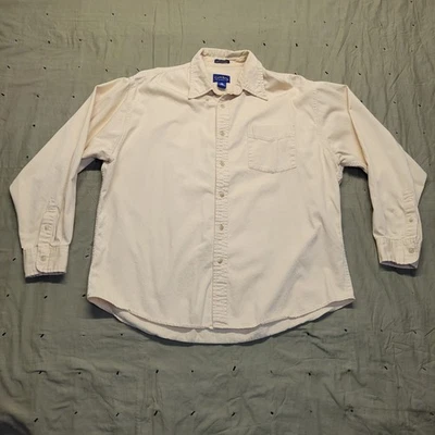Clubroom Men's Size XL Long Sleeve Shirt Beige - Image 1 of 4