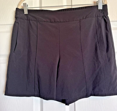 Pantalones Cortos J.Jill Fit Para Mujer Talla M Negros Cintura Elástica Prendas Activas Atléticas Foto 1 de 4