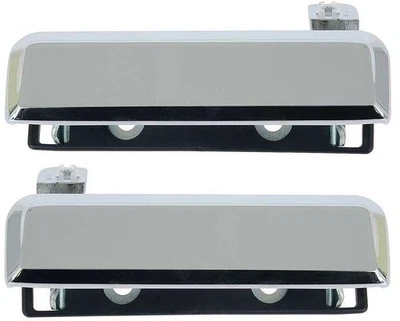 Manijas de puerta exterior cromadas fundidas a presión para Ford Mustang 1979-1993; par Foto 1 de 3