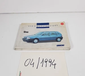Manual De Uso Y Mantenimiento Fiat Uno 1.0 Racing Selecta D Y T Diesel '94 - Imagen 1 de 24