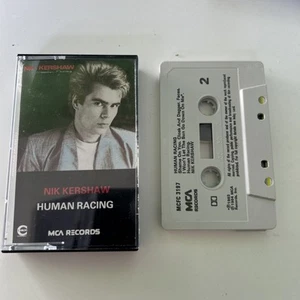 NIK KERSHAW - HUMAN RACING (UK CASSETTE TAPE) tested excellent condition - Picture 1 of 6