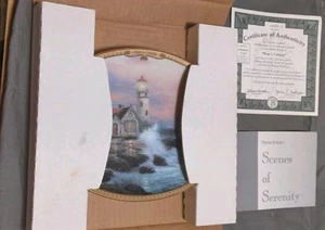 New Scenes Of Serenity "Hope's Cottage" Collectible Plate By Thomas Kinkade - Picture 1 of 5