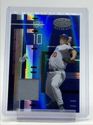 ИГРОВАЯ НАШИВКА HIDEO NOMO 2005 LEAF СЕРТИФИЦИРОВАННАЯ СИНЕЕ ЗЕРКАЛО /100 Q5476 - Изображение 1 из 2