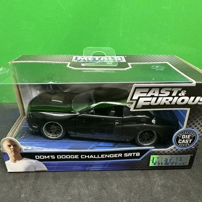New In Box Fast & Furious Dom's Dodge Challenger SRT 8 Die Cast Car Jada 2019 - Image 1 of 4