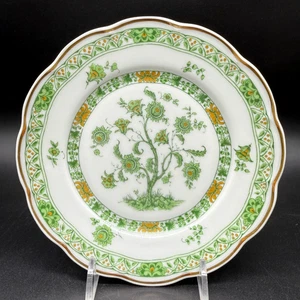 VTG 1971 Haviland Bonneval Green 6-3/8" Bread & Butter Plate White Rim Limoges - Bild 1 von 4