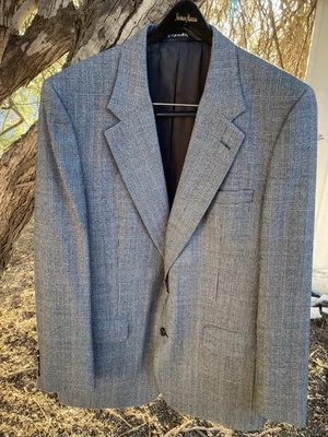 Chaqueta Blazer Vintage Años 80 Burberrys Lana Tweed Talla M 44R Pata de Gallo Cuadros [362] Foto 1 de 4