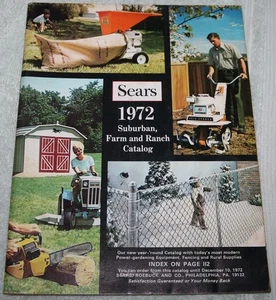 VINTAGE SEARS 1972 SUBURBAN FARM AND RANCH CATALOG - Picture 1 of 2