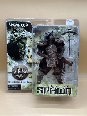 McFarlane Toys Dark Ages Spawn Viking Age Series 22 Berserker The Troll 2002 New - Image 1 of 4