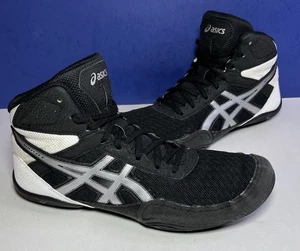 Zapatos de lucha Asics Matflex 6 para hombre talla 6,5 EE. UU. negros blancos 1081A021 - En muy buena condición - Imagen 1 de 11