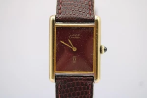 Cartier Tank Must De Cartier Tank Full Set of box and Papers - 1981 - Picture 1 of 11