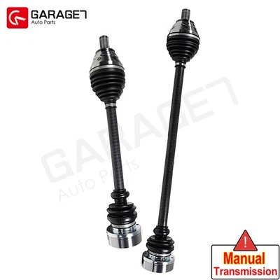 For 2005-2014 Volkswagen Jetta 2.5L L5 Manual Trans Front Pair CV Axle Assembly - Image 1 of 4