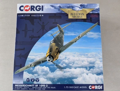 Corgi 1/72 Messerschmitt Bf109E-3 AA28001, Oberleutnant Josef Pips Priller. - Image 1 of 4