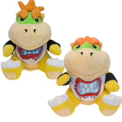 Super Mario Bros. Bowser Jr. Bonecas de pelúcia macias anime animais brinquedos de pelúcia presentes - Imagem 1 de 4
