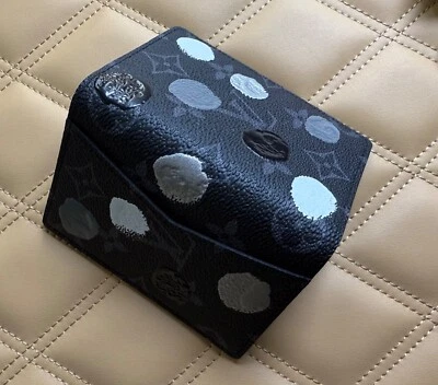 Louis Vuitton Pocket Organizer M81928 LV X YK Eclipse Black Gray White dots 2023 - Image 1 of 4