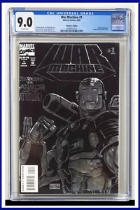 War Machine #1 CGC Graded 9.0 Marvel 1994 Collectors Edition Embossed Comic Book - Picture 1 of 2