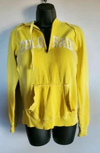TOO COOL Colorado Womens Zip Up Hoodie Sweater Size S Yellow W/Pockets  - Picture 1 of 8