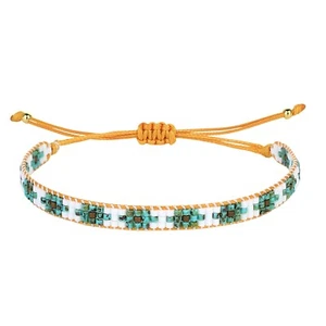 KELITCH Colorful Miyuki Beads Bracelets Handmade Multi-Pattern Bracelets - Bild 1 von 19