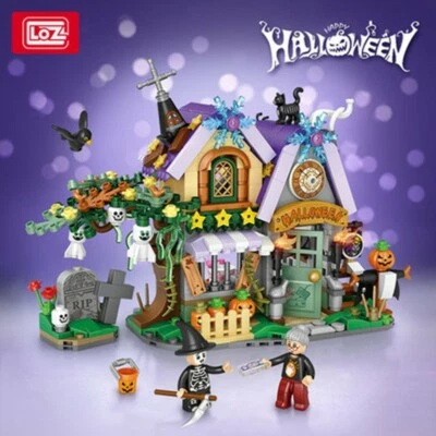 Street View Halloween House Hut LOZ Diamond Building Blocks iBlock 1233 - Image 1 of 4